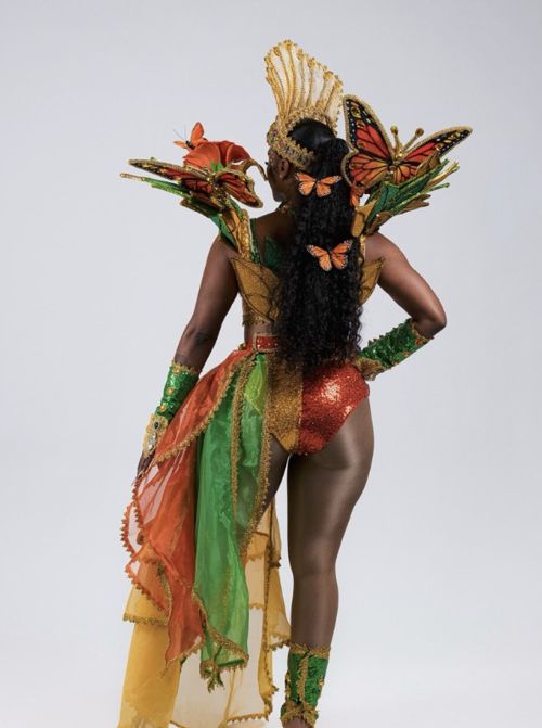 Back view: panty can be changed to shorts