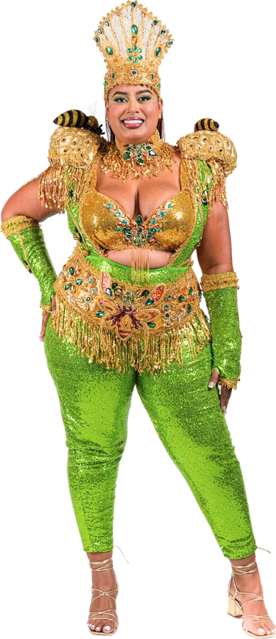 Member in the Golden Honey Bee costume